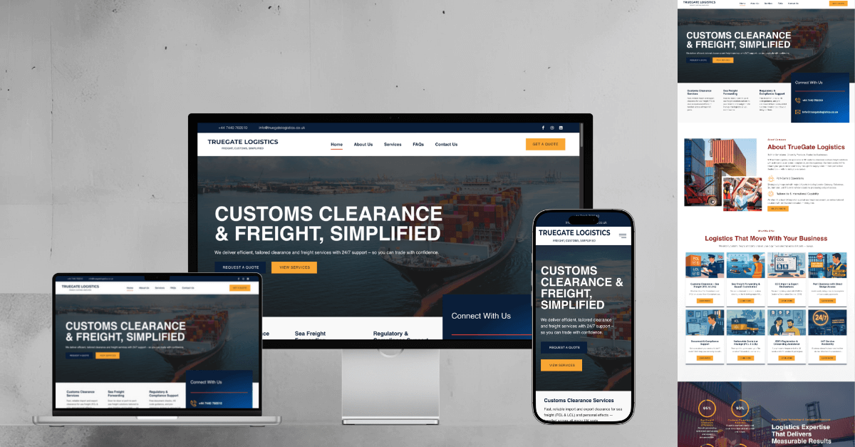 truegate logistic mock up image